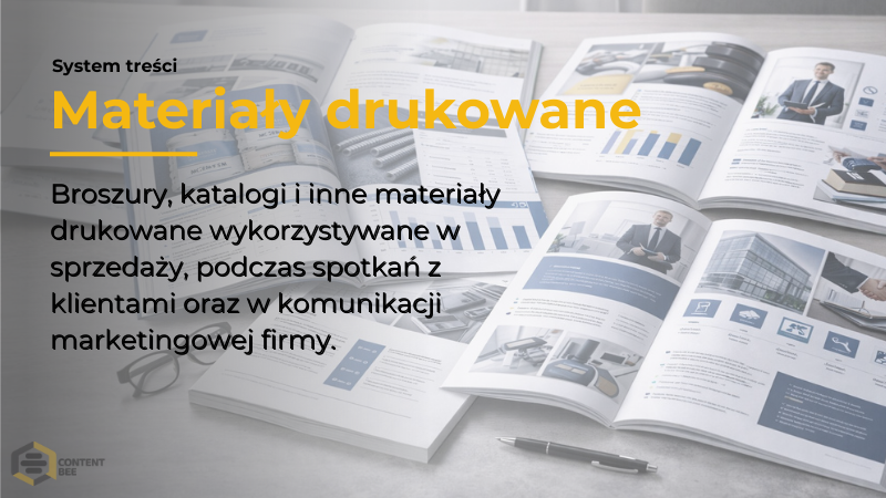 content bee materiały drukowane